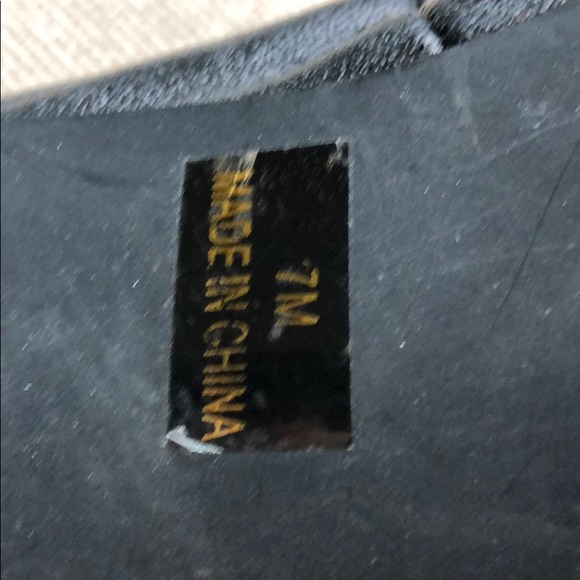 Black sling back open toe heels - Picture 3 of 5